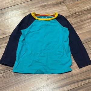 Kids' Blue and Navy Long Sleeve Shirt